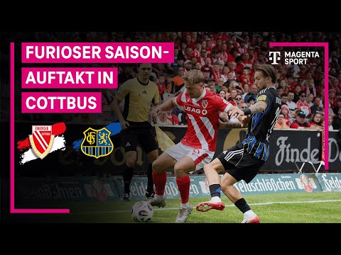 FC Energie Cottbus - 1. FC Saarbrücken, Highlights mit Live-Kommentar | 3. Liga | MAGENTA SPORT