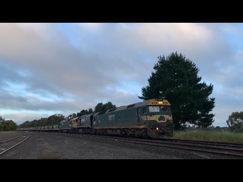 9158 Pacific National Broad Gauge Grain Train At Meredith (27/11/2021)