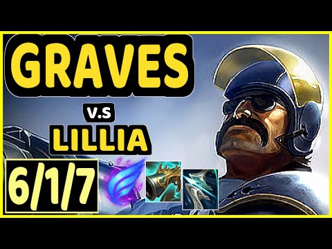 LUROX (GRAVES) vs LILLIA - 6/1/7 KDA JUNGLE GAMEPLAY - EUW Ranked MASTER