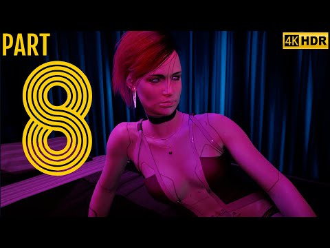 CyberPunk 2077 Walkthrough Part 8 (4K HDR 60 FPS) Mission : Automatic Love @ Clouds Club\Lounge