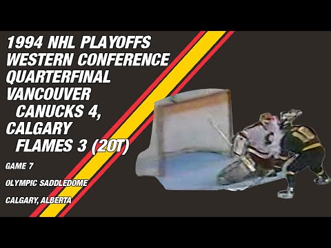 Vancouver Canucks at Calgary Flames: Game 7, 1994 Western Quarterfinals (3rd Period & OT)