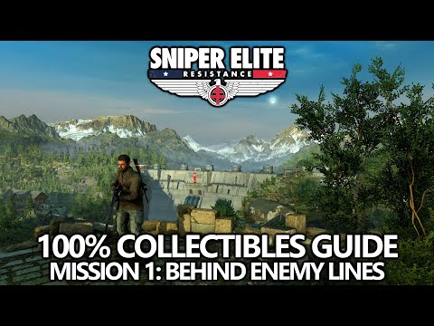 Sniper Elite Resistance - 100% Collectibles Guide - Mission 1: Behind Enemy Lines