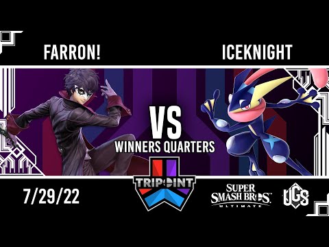 Tripoint Smash153  -  Winners Quarters  -  Farron!(Joker) Vs. IceKnight(Greninja)