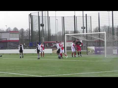 3 maart 2019 UVV 1 - VVZA 1 com 6-2 Doelpunt Sam, assist Ilias (2-2)