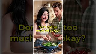 👩‍🍳 5 Kitchen Warnings Every Couple Says While Cooking! Learn English NOW! 🔥