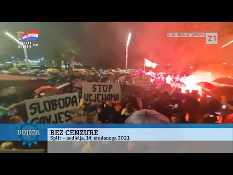 BUJICA 15.11.2021. POKRET OTPORA PROTIV COVID POTVRDA! Dr. Josip Jurčević: “Plenković je diktator!”