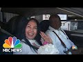 Happy Couples Celebrate Love With Drive-Thru Weddings | NBC Nightly News