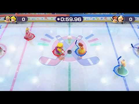 Minigame 091/100 (Ice Hockey) Trick Mario Party Superstars