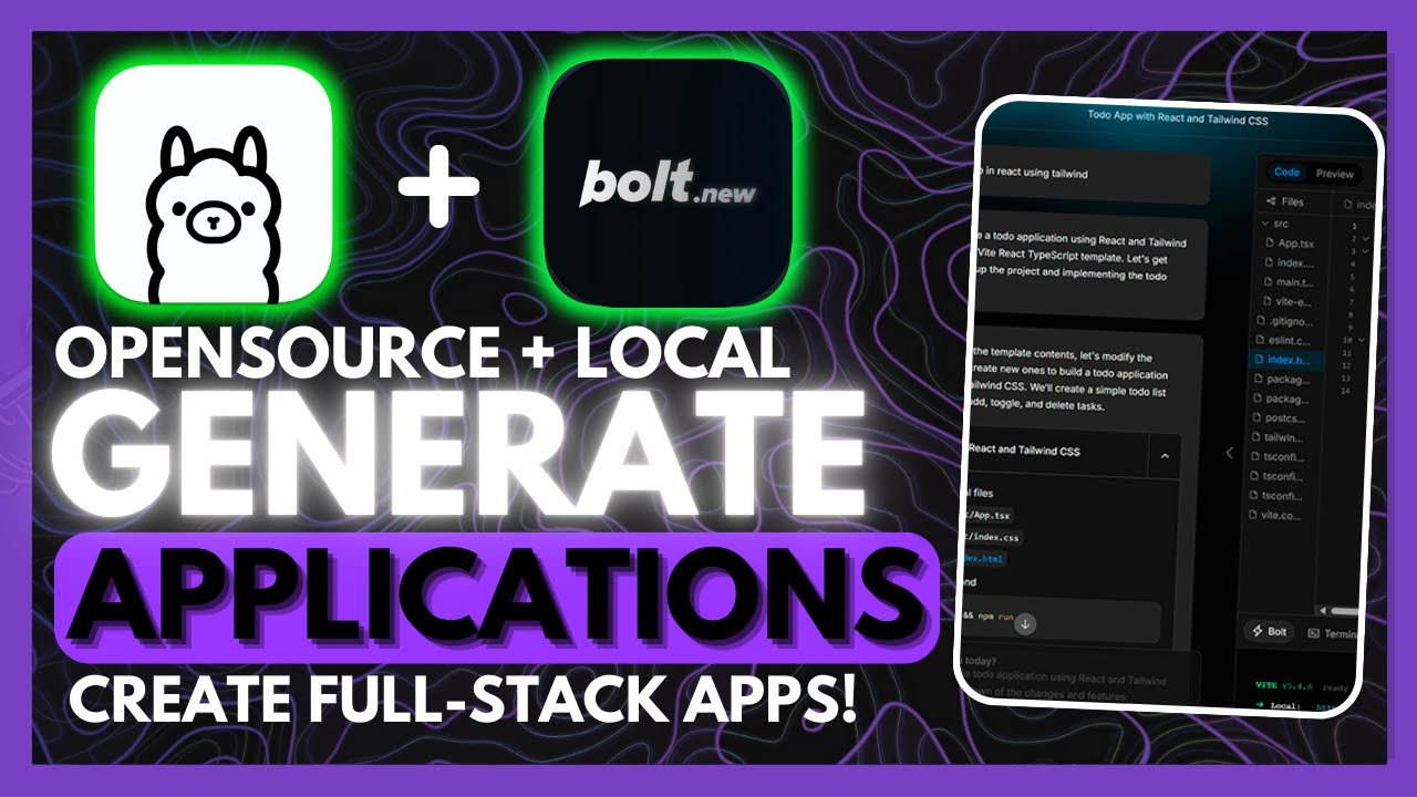 Bolt.New + Ollama: AI Coding Agent BEATS v0, Cursor, Bolt.New, & Cline! - 100% Local + FREE!