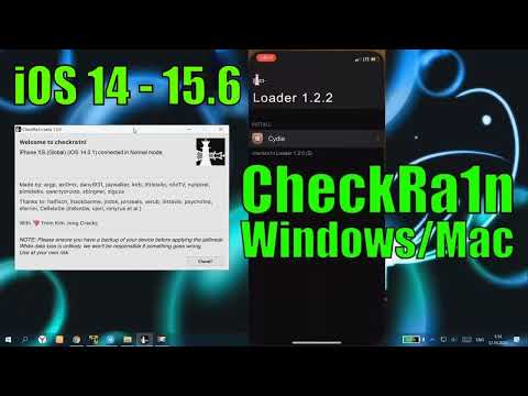 CheckRa1n - iOS 15 and 15.6 - 14.8.1 Jailbreak Untethered
