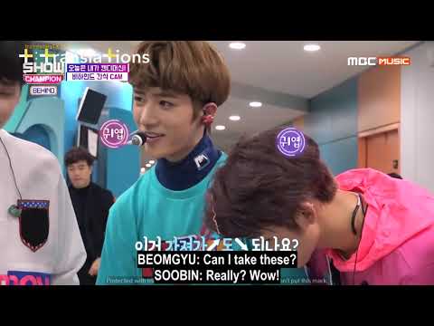 [ENG SUB] SHOW CHAMPION Behind - [Snack CAM] TOMORROW X TOGETHER picked out the best ones