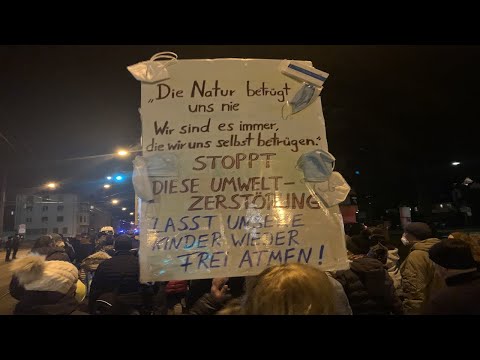 Spaziergang/Demonstration Ulm, Germany - 25.2.22