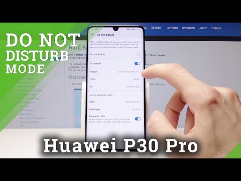 How to Enable Do Not Disturb Mode in Huawei P30 Pro - Silent Mode