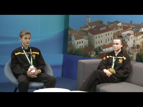 RTHN - Novsko popodne 16.11.2021. Vedrana Praščević i Stefan Ćorović - JU JITSU tim Montenegro