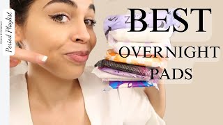 HOW TO PICK THE BEST OVERNIGHT PAD FOR LIGHT TO EXTRA HEAVY FLOWS! ULTIMATE REVIEW + TEST
