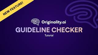 Originality.ai ガイドラインチェッカーの使い方