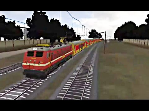 Indian Train Simulator - Drive - Custom - Surat to Anand (WAP-4 - Double Decker)