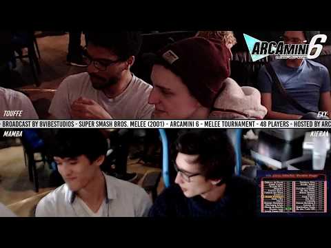 Arcamini 6 - Touffe & Exy- (RED) VS Mamba & Kieran (GREEN) SSBM POOLS Teams - Smash Melee