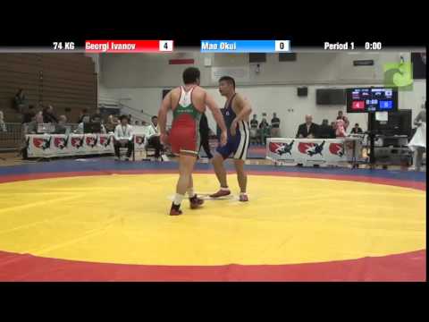 74 KG QF - Georgi Ivanov (Bulgaria) vs. Mao Okui (Japan)