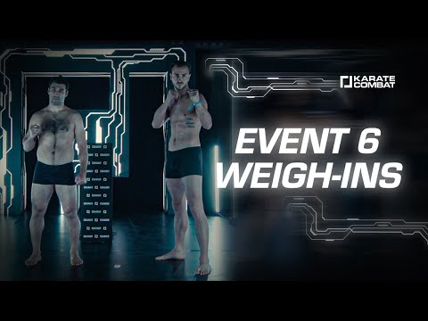 Karate Combat: Season 3 Event Six - Weigh-Ins