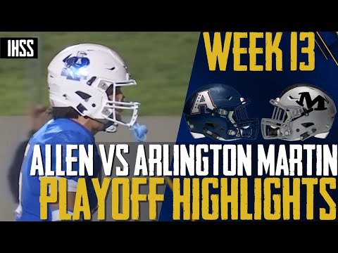 Allen vs Arlington Martin - 2023 Week 13 Football Highlights