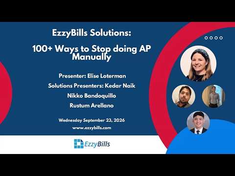 Solutions: 100+ Ways to Stop Doing AP Manually webinar recording thumbnail