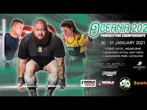 World Powerlifting 2020 Oceania Championships New Zealand Session 1