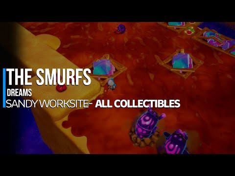 The Smurfs: Dreams - Sandy Worksite All Collectible Locations (All Astral Mushrooms)