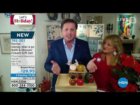 Perlier Bath   Shower Cream Gift Set