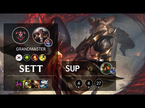 Sett Support vs Nautilus - KR Grandmaster Patch 11.17