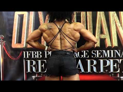 Superhero Olympian athlete Larhannah Robinson