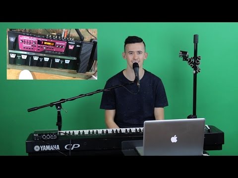 Boss RC-300 Loop Pedal Demo with Keyboard/Piano, Drum Machine, and Vocals/Singing