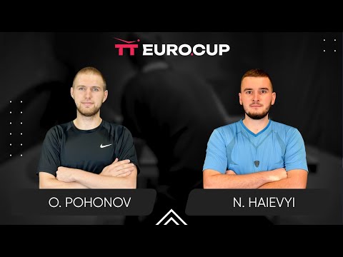 20:15 Oleksandr Pohonov - Nazarii Haievyi 03.03.2025 TT Euro.Cup Ukraine Master. TABLE 4