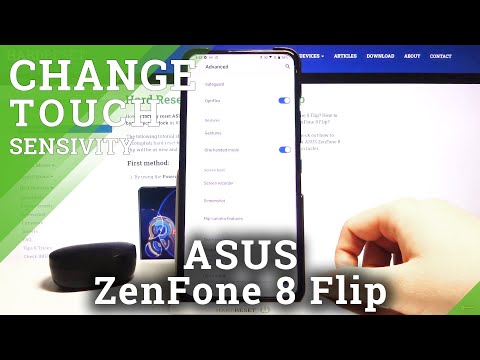 How to Increase Screen Sensitivity in ASUS ZenFone 8 Flip - Back Gesture Sensitivity