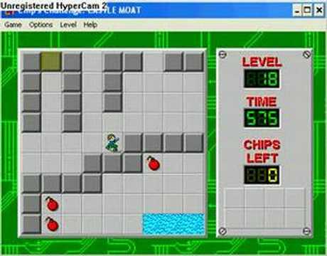 Chip's Challenge: 18: Castle Moat