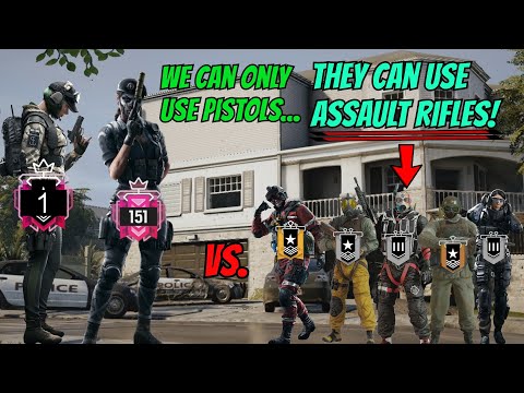 (2v5) *PISTOL ONLY* Challenge Ft. Revolt Robbie - Rainbow Six Siege