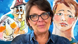 Cheeky Heads! Better Portraits with simple exercises | Ulrike Selders - Watercolour