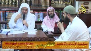 مناقشة الأبحاث والأحاديث بمكتبة مسجد أهل السنة بمنية سمنود 14 05 2017 3