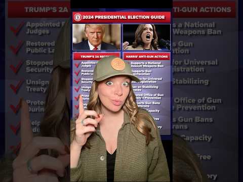 IT IS HERE...Who Will YOU Choose?!? #2ndamendment #shortsvideo #shortsfeed #shorts #trump #harris Thumbnail