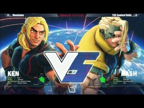 SFV/SF5: Next Level Battle Circuit V.2 - TSC Sanford Kelly (Ken) vs Dieminion (Nash)