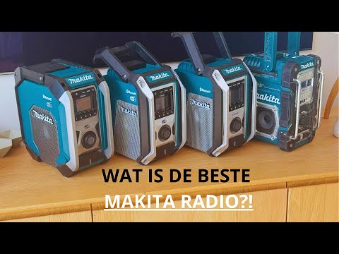 Welke Makita radio klinkt écht het beste? 🎶 (MR007G vs DMR115 vs DMR114 vs DMR112)