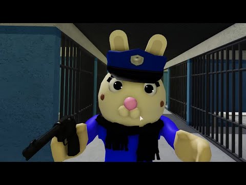 ROBLOX PIGGY COP BRELLA JUMPSCARE - Roblox Piggy lost book rp
