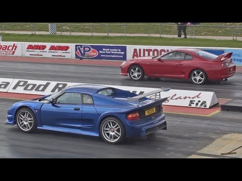 Thumbnail for Noble M12 vs Toyota Supra at Santa Pod Raceway by Toyota
