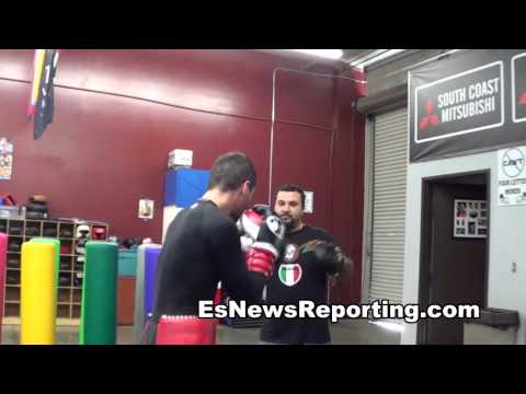 Alex Gvozdyk Hard Hitting Puncher At Garcia Boxing Academy - EsNews