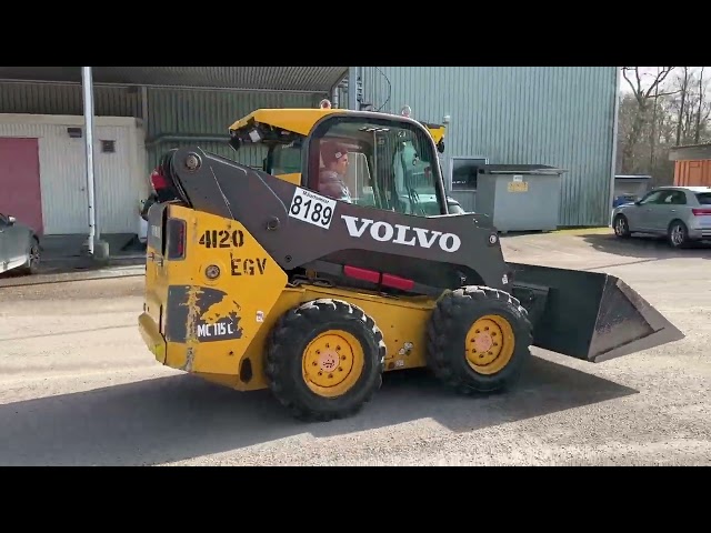 1008287 Compact loader Volvo MC115C - 2012 incl. Bucket