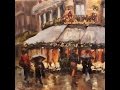 Rainy Day in Paris by Debra Latham - BrushWorkouts.com
