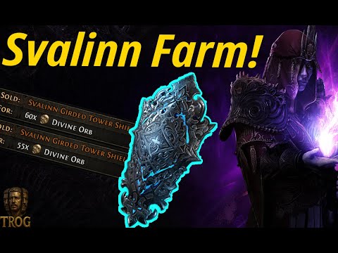 3.27 Farming Svalinn shields. Easy currency for low damage builds.