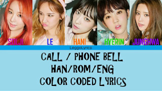 EXID (이엑스아이디) - Telephone (전화벨) [Color Coded Lyrics] (HAN/ROM/ENG)