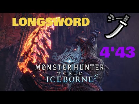 Monster Hunter World: Iceborne MR Glavenus Solo LS 4'43''60