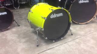 Video thumbnail for ddrum Dios 20"x22" Maple Bass Drum Yellow Black Fade Sparkle by A.J. Altieri